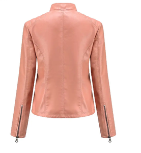 Women Stylish Leather <b>Jacket</b> Different Colors Available in Best Price Leather Women <b>Jacket</b> - Product Image 2