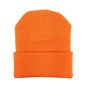 Gorros de Invierno Cálidos de Acrílico 100% con Logotipo Bordado en 3D Personalizado al por Mayor, Gorras Jacquard Vintage de Color Sólido - Product Image 6
