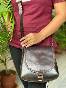 Nouveau véritable fait à la main élégant en cuir véritable sacs à bandoulière vente chaude sacs à main femmes Unique concepteur en cuir véritable sacs à bandoulière - Product Image 5