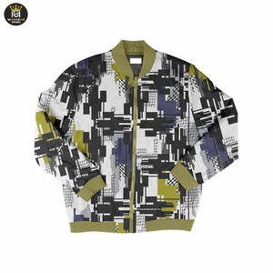 Top Trending OEM Diseño Venta caliente Chaquetas de alta calidad Logotipo personalizado patchwork Hombres Stand Collar chaqueta para hombres - Product Image 3