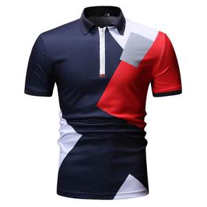 Polo de alta calidad para hombre, diseño de camiseta al por mayor, Polo de golf de punto de algodón 100% personalizado para hombre, camisetas con logotipo bordado, 2017 - Product Image 3