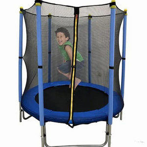 <span class=keywords><strong>Mini</strong></span> Trampolín Elástico Individual de 4.5 Pies y 55 Pulgadas con Red de Seguridad para Interiores y Exteriores - Product Image 3