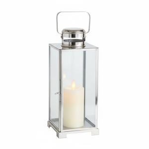 Farol Colgante de Hierro y Vidrio de Diseño Moderno, Decoración Navideña para el Hogar, Acabado Bronce, Marco Metálico, Ecológico y Duradero - Product Image 5