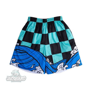 Pantalones Cortos Deportivos Casuales para Hombre, 100% Poliéster, Malla Sólida, con Botones, 5 Pulgadas de Entrepierna, Estilo Vintage Ecológico, Personalizables - Product Image 5