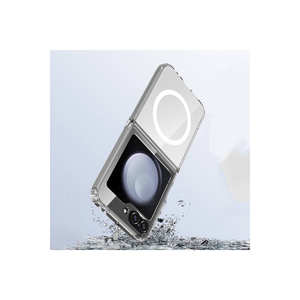 Funda Rígida Transparente para Magsafe para Samsung Galaxy Z Flip 6, Funda Protectora Plegable Transparente con Relieve ATA, Elegante, para Oppo - Product Image 3