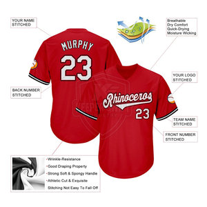 Maillot de baseball pour hommes de qualité supérieure, vente chaude 2022, maillot de baseball pour hommes, faible MOQ, uniforme de baseball à vendre - Product Image 2