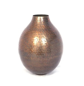 Daood Sons - Florero de Metal Artesanal Estilo Costero, Cubo de Almacenamiento, Centro de Mesa Hecho a Mano, Jarrones Decorativos para el Hogar, Restaurante, Decoración de Mesa - Product Image 6