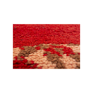 Alfombras de Lana Nayaab de Gran Tamaño Hechas a Mano 9x12, Diseño Rectangular Abstracto Rojo y Naranja, Estilo Clásico para Entrada - Paem-1052 - Product Image 2