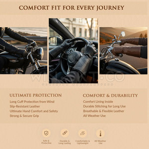 Gants de batterie en cuir professionnels 2026, hiver, extérieur, décontractés, écologiques, respirants, garde au chaud, vente en gros - Product Image 5