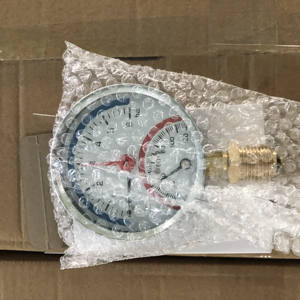 Высокое качество 80 мм черный стальной нижний Термоманометр для температуры и давления в печи OEM/ODM индивидуальная поддержка - Product Image 4