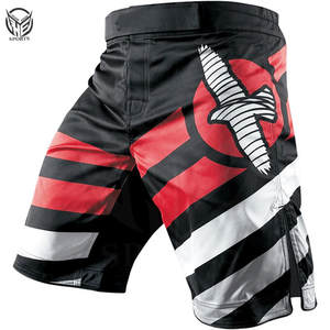 Shorts de MMA al por mayor para lucha libre masculina, shorts de boxeo, personaliza tu logo y diseño. - Product Image 5
