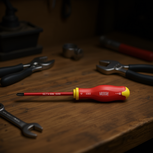 Tournevis fins Usag à profil combiné pour vis à tête plate et cruciforme 1000V - Pour diverses tâches - Product Image 3