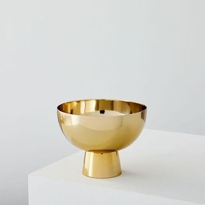 Bol de service en laiton antique vintage avec finition de qualité supérieure, parfait pour les services de restauration dîners et maisons de fête - Product Image 2