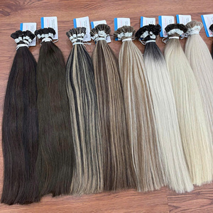 Premium Piano I tip Extensiones Cabello vietnamita Cutícula alineada Straight Ombre I tip Extensiones de cabello humano - Product Image 4