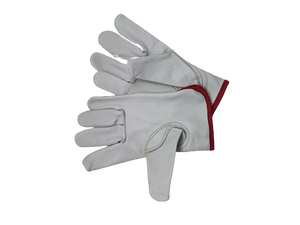 Gants de sécurité pour mécaniciens en cuir véritable de qualité supérieure, flexibles, en cuir de vache, durables, pour la construction, les motos - Product Image 2