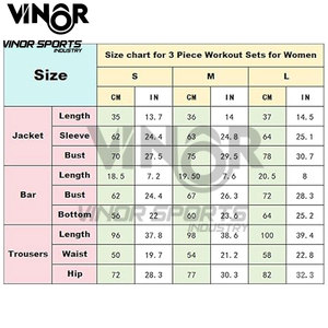 Ensemble d'entraînement 3 pièces pour femmes sans couture taille haute Leggings évasés soutien-gorge de sport et veste zippée pour Gym Yoga et vêtements de sport - Product Image 6