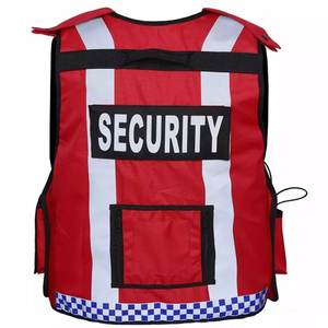 Vêtements de sécurité réfléchissants à haute visibilité personnalisés, fermeture éclair sur le devant, prix bas, gilets de sécurité, gilet tactique, uniforme de garde de sécurité - Product Image 3