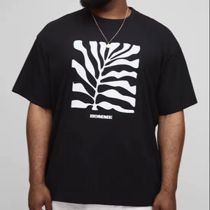 2025 surdimensionné hommes pour T-Shirt imprimé bouffant 100% coton 240GSM personnalisé Premium couture qualité Streetwear - Product Image 1