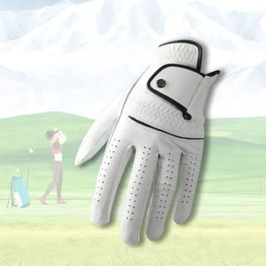 Vente en gros personnalisé Nouveau logo Gants de golf pour femmes Gants de golf en cuir de mouton Gants de golf unisexes pour adultes - Product Image 5