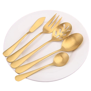 Cubiertos chapados en plata a buen precio, proveedor de hoteles de lujo, restaurante, tenedor, cuchara, cuchillo, juego de cubiertos de acero inoxidable con estuche de regalo - Product Image 2