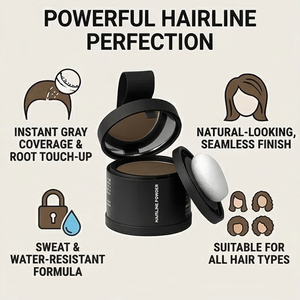 Polvere per Capelli - Ritocco <span class=keywords><strong>Colore</strong></span> per Radici e Copertura Capelli Grigi - Polvere Coprente per Zone Calve per Uomini e Donne - Product Image 4