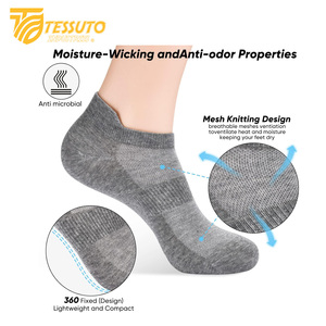 Venta caliente 100% calcetines de compresión de algodón para hombres mujeres calcetines de alivio de presión deportivos de viaje y correr multicolor secuencial - Product Image 4