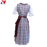 Robe Dirndl Femme Grande Taille Respirante Écologique de Haute Qualité à Taille Naturelle Longueur Genou Été 2025 – Prix Bas de Gros