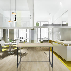 Escritorio para Computadora Well Home de Madera de Nogal y Roble 'Elmo' Negro, 120x60x74cm, Diseño Elegante - Product Image 3