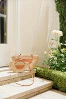 Tendance chaude 2024 classique en gros personnalisé fourre-tout jonc de mer sac toilette voyage grande capacité clair tissé femmes Shopping sacs à main
