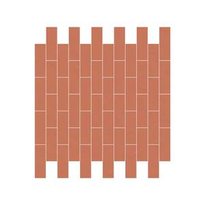 Renovationinspo Flare ractabricks 1x2.7 mosaicglossy พื้นผนังด้านสำหรับห้องน้ำวิลล่าทันสมัย banglow โรงแรมทันสมัย68.5มม. - Product Image 1