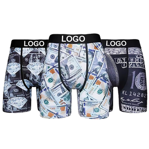 Offre Spéciale américain Designer marque Ethikaed sous-vêtements Shorts grande taille Sport caleçon imprimé graphique requin hommes longue jambe Boxer - Product Image 5