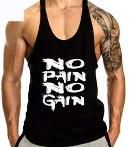 Vente en gros bon marché personnalisé GYM débardeur respirant entraînement vêtements de sport Fitness gilet hommes musculation Stringer débardeur - Product Image 1