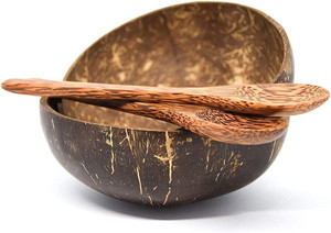 Bol et cuillère de noix de coco Premium bol de noix de coco bol de noix de coco bol de fruits fait à la main avec 100% naturel fabriqué au vietnam - Product Image 6