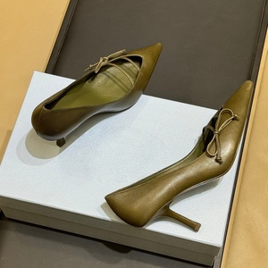 Nouvelles sandales d'extérieur tendance pour femmes à talon aiguille avec nœud arrière et bride, chaussures de soirée à talon aiguille - Product Image 5