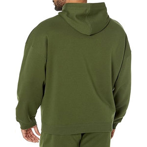 Sweat à capuche épais surdimensionné pour homme, hiver, chaud, polaire, polyester/coton, impression numérique, fabrication en gros - Product Image 5