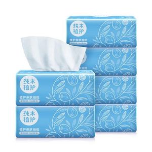 Bolsas inferiores cuadradas de PE duraderas impresas personalizadas, venta al por mayor de Vietnam a granel para toallas de papel tisú de mano, rollos de embalaje - Product Image 1