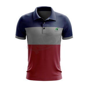 Polos personnalisés de haute qualité pour hommes col Henry élégant tissu de coton polos pour hommes avec la dernière conception mince de la mode - Product Image 2