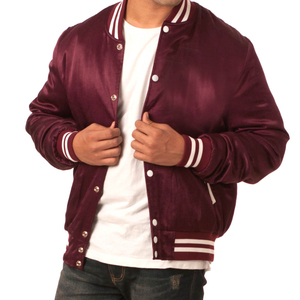 Vestes universitaires en laine de haute qualité pour hommes, logo personnalisé, manches longues, style saison hivernale, service OEM, vente de vestes universitaires pour hommes - Product Image 2