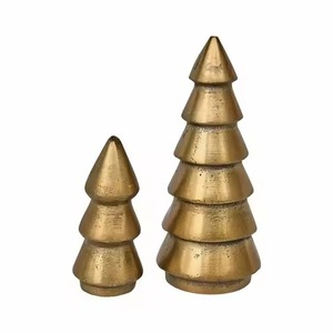 Petit sapin de Noël décoratif en métal pour table, élégant et parfait pour les espaces, décoration de Noël idéale pour la maison moderne - Product Image 3