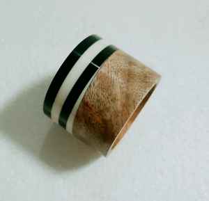 Rond de serviette en bois Partyware Maison, mariage, hôtel Rond de serviette en bois Table à manger avec la meilleure qualité - Product Image 2