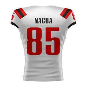 Camiseta deportiva de malla de fútbol americano en blanco personalizada, camisetas de Rugby, uniformes, camiseta de Hip Hop para fiesta - Product Image 2