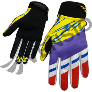 Gants de course de moto MX personnalisés de haute qualité gant de VTT de motocross en cuir imperméable pour les sports de plein air et le BMX - Product Image 5