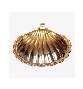 จานเนยทองเหลืองสีทองของราชวงศ์หรูหราอาหารเช้าหรูหราหรูหราภาชนะใส่เนยสำหรับโต๊ะอาหารค่ำ - Product Image 3