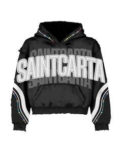 Sudaderas con capucha personalizadas con efecto de lavado ácido Impresión DTG de alta calidad Todo personaliza según tu demanda Hood Distress Big Gemstone - Product Image 6