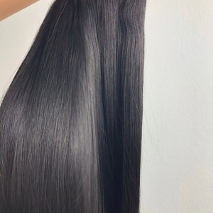 Extensions de cheveux vierges vietnamiennes de haute qualité, 20 pouces, trame de peau, double trame, toutes les couleurs, livraison rapide, lisses comme un miroir - Product Image 1