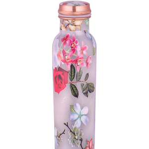 High Quality Pure Meena Printed <b>Copper</b> Water <b>Bottle</b> in Different Styles with Premium Packaging Made in India - Product Image 1