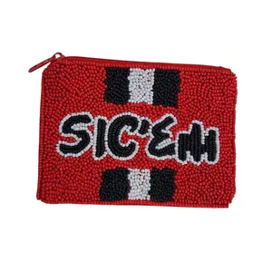 SIC'EM Gameday Monedero con cuentas Baylor Bears Cierre de cremallera Perfecto Game Day Accesorio Pedido mínimo 3PCs - Product Image 1