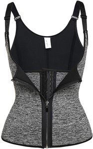 Fitness Corset Women's <b>Underbust</b> Waist Trainer Cincher Steel Boned Body Shaper Vest Adjustable Strap Sweat-Wicking Breathable - Product Image 4