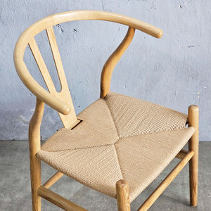 Woven Ash Wood <b>Dining</b> <b>Chair</b> for Stable Living Rooms Restaurants Home Office-GCF205 - Product Image 6