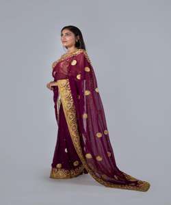 Auto conçu fête porter Designer soie brodé Saree avec chemisier pièce marché de gros bas prix en vrac Sari dames porter 500 ethnique - Product Image 6